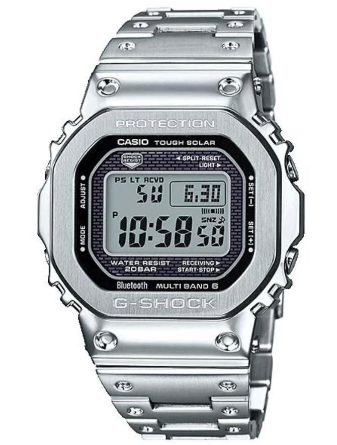 Casio Часы наручные Casio 5000 G-Shock Серебристые  #1