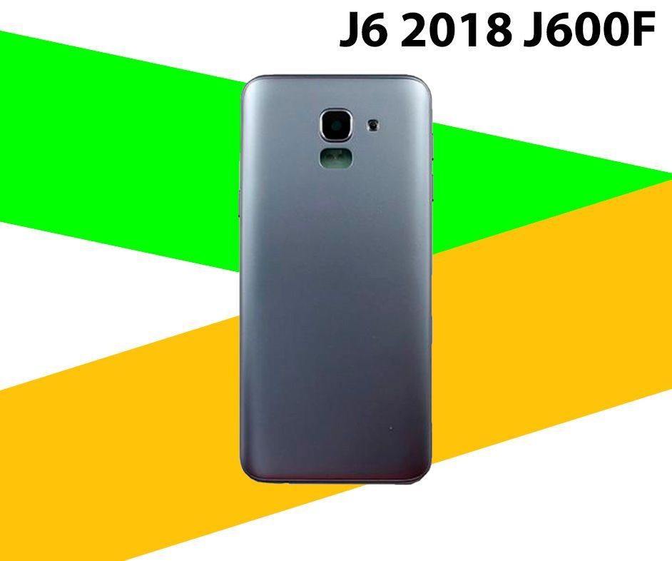 Задняя крышка для Samsung Galaxy J6 (2018) SM-J600F (серый) #1