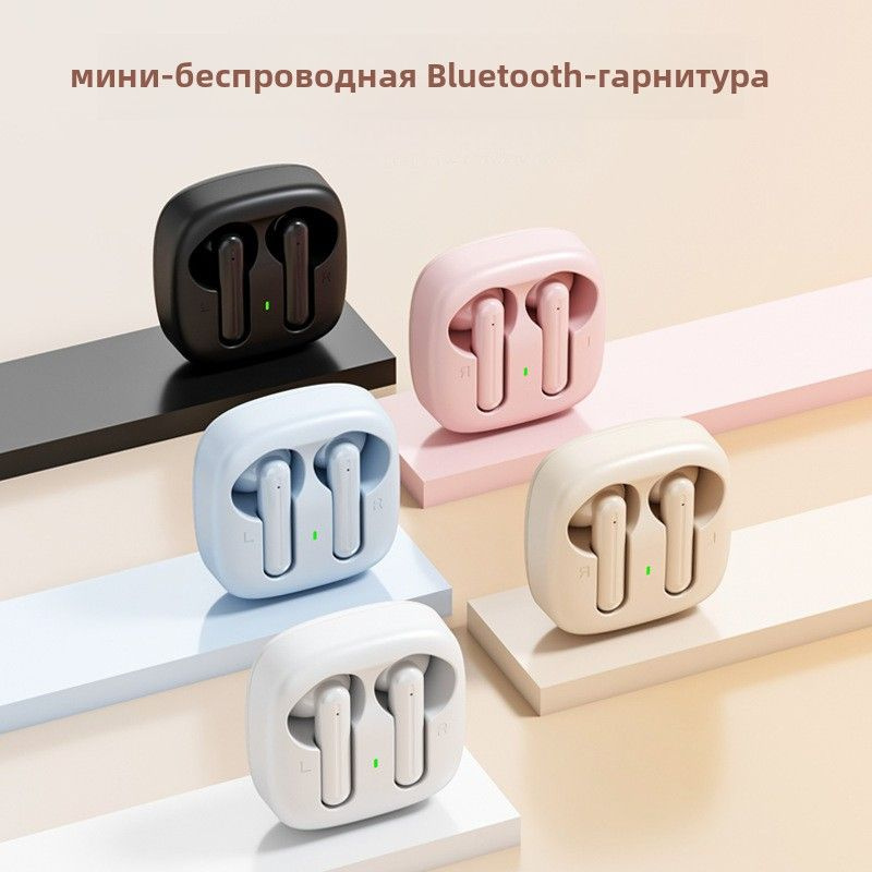 Мини-шумоподавление Semi-in-Ear Беспроводная Bluetooth-гарнитура Спортивный вызов  #1