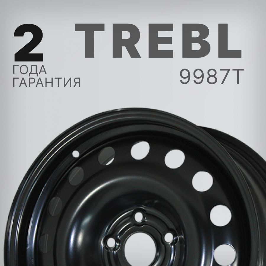 Trebl 9987T Колесный диск Штампованный 17x7" PCD5х114.3 ET39 D60.1 #1