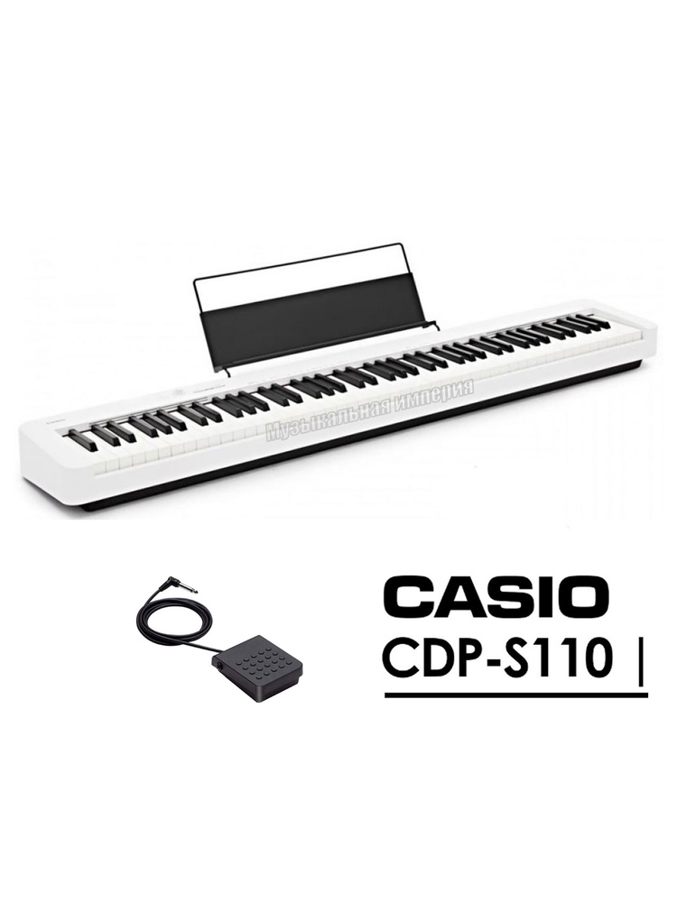 Цифровое пианино Casio CDP-S110WE купить на OZON по низкой цене ...
