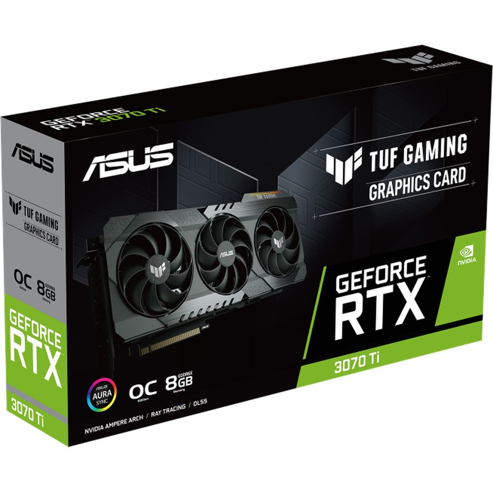 Видеокарта ASUS GeForce RTX 3070 Ti, 8 ГБ GDDR6X PCI-E 4.0 x16