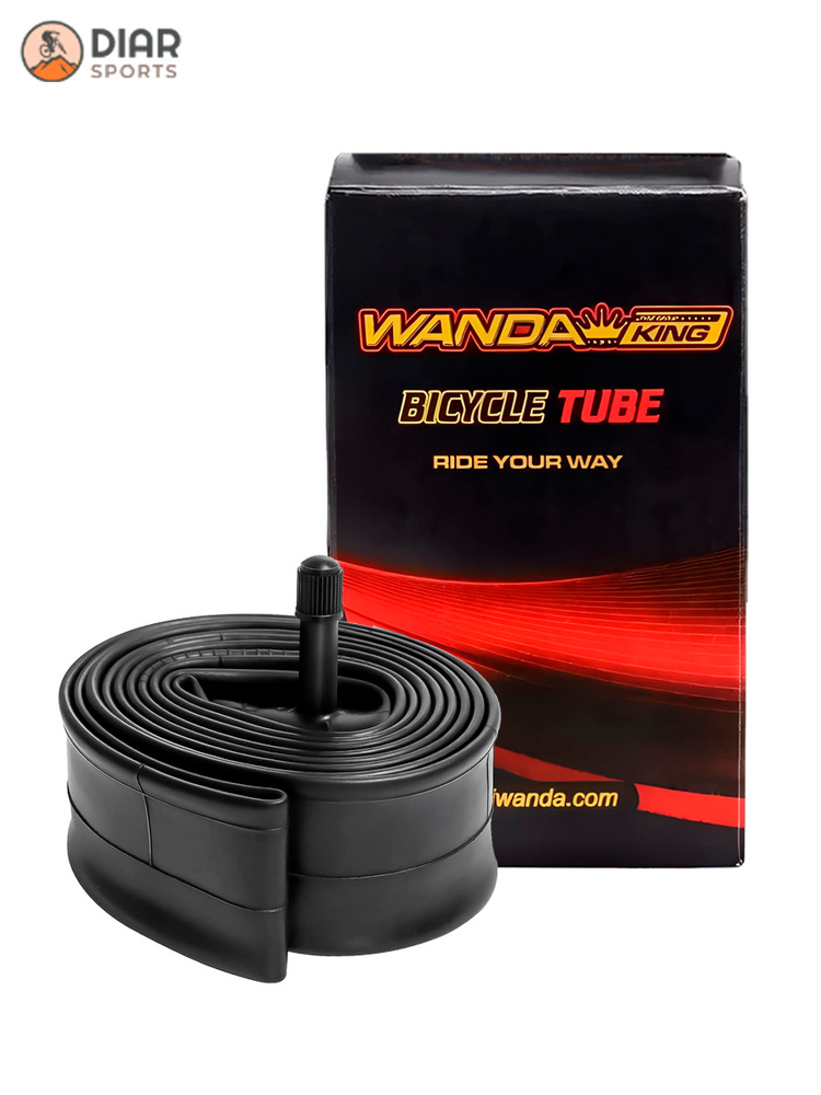 Камера велосипедная WANDA KING 26x1,95-2,125, автониппель #1