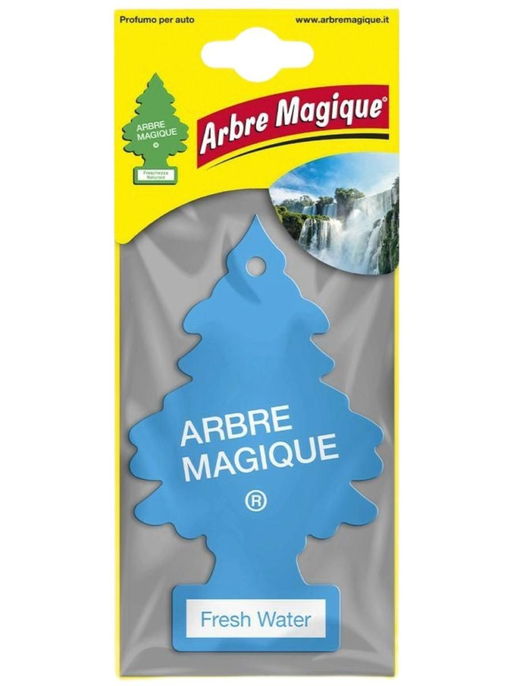 ARBRE MAGIQUE Fresh Water Подвесной освежитель-ёлочка "Свежая вода" #1