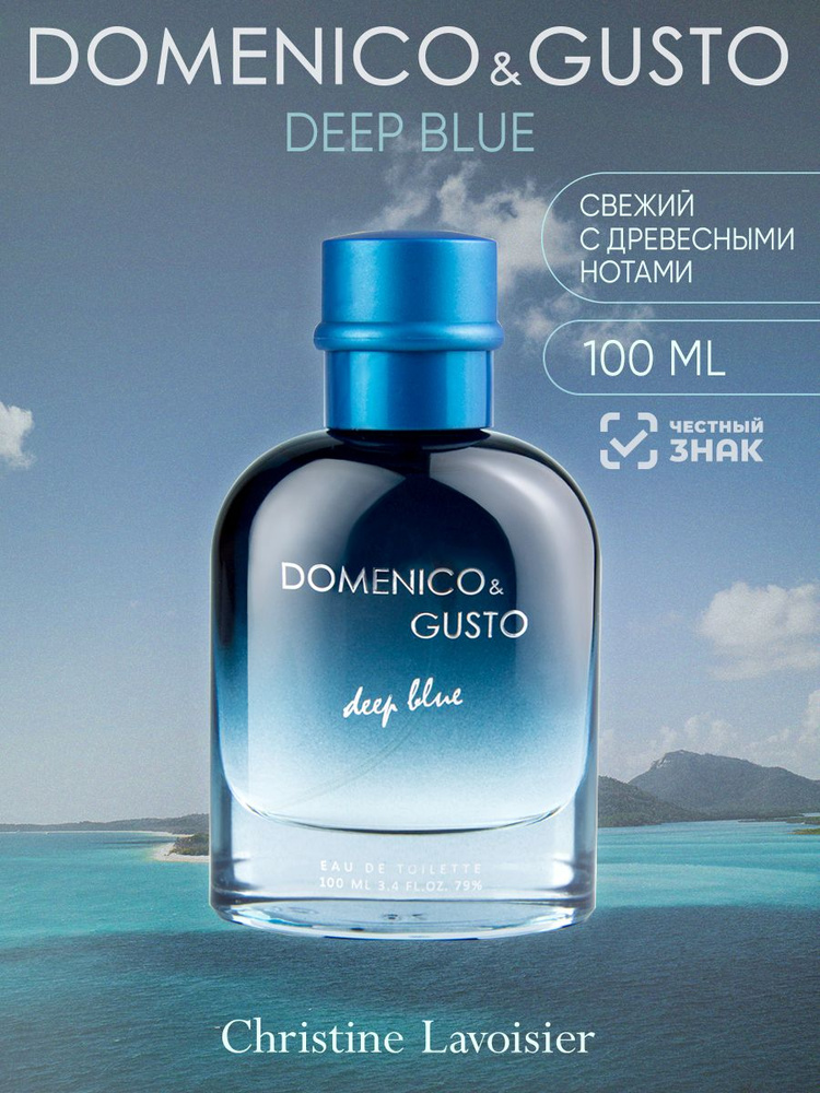 Духи мужские Domenico&Gusto Deep Blue парфюм подарок мужчине #1
