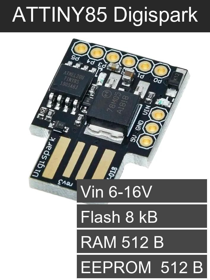 Плата ATTINY85 Digispark #1