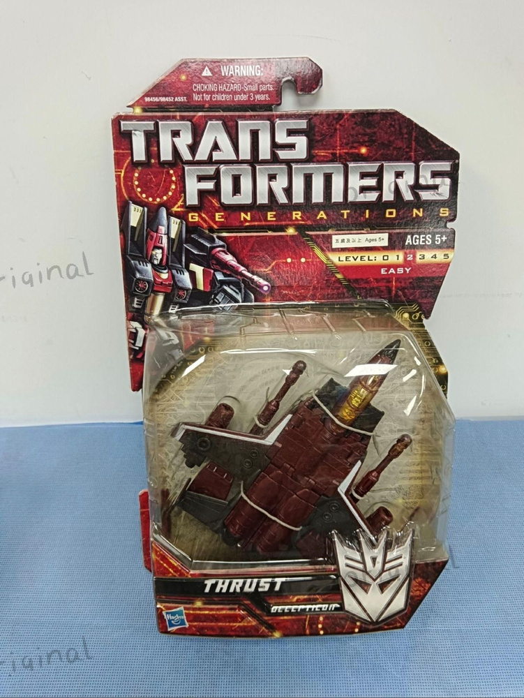 Трансформеры игрушки Hasbro Transformers Generations Level Easy Decepticon Thrust #1