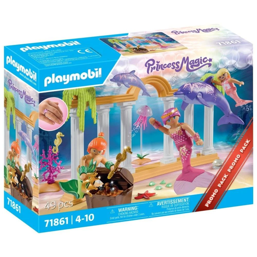 未開封　Playmobil 6個セット Playmobil - Принцесса Волшебные русалки с сокровищами и дельфином