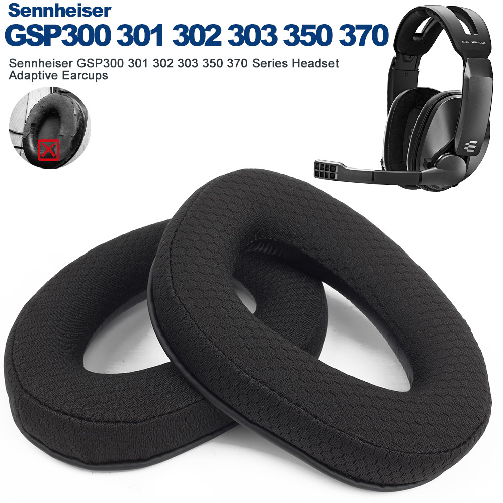 Амбушюры Sennheiser GSP 300 301 302 303 350 370 Протеиновая кожа + пена ...