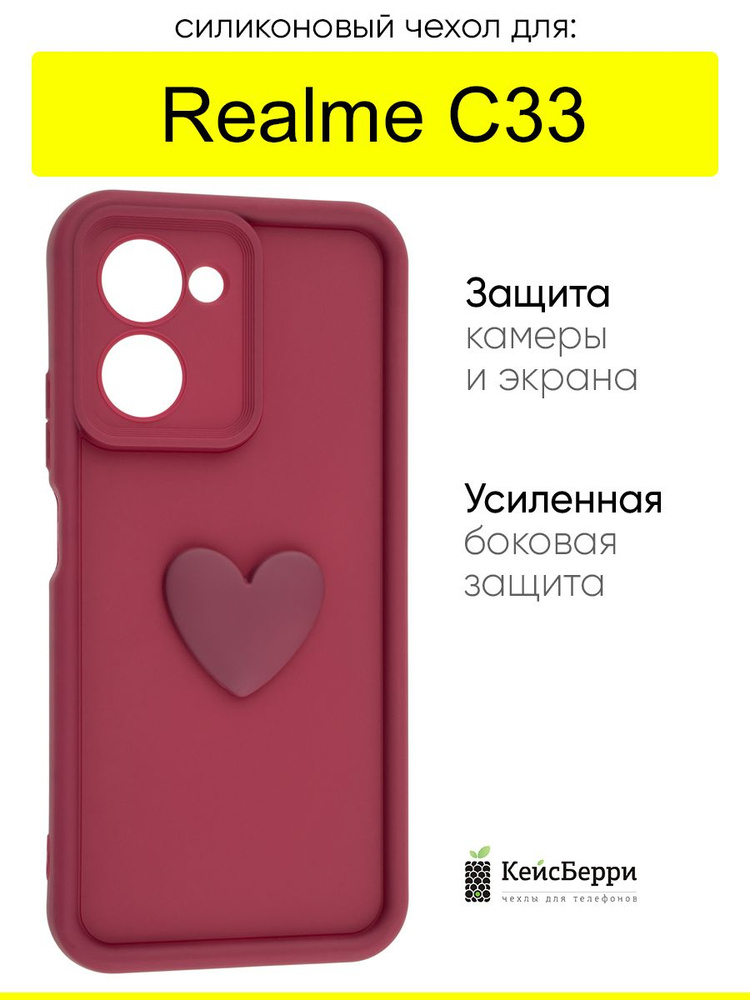 Чехол для Realme C33, серия Volume 3D #1