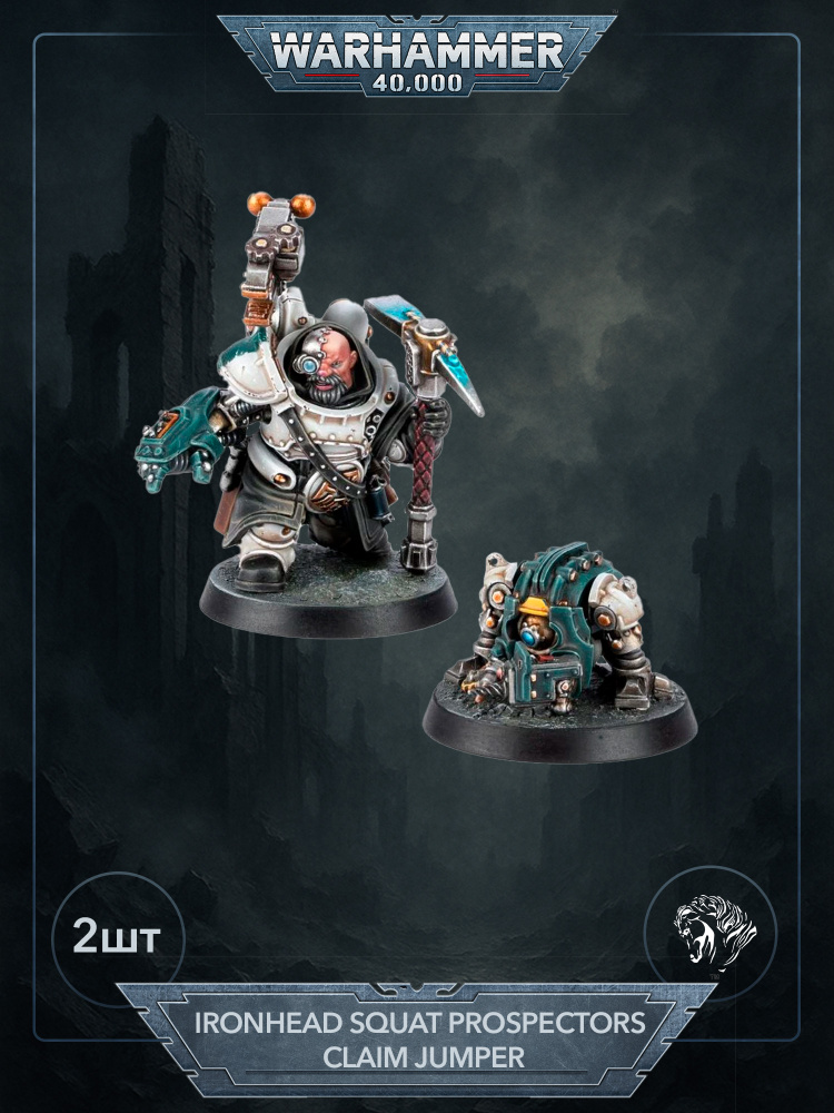 Warhammer Necromunda Миниатюра Ironhead Squat Prospectors Claim Jumper #1