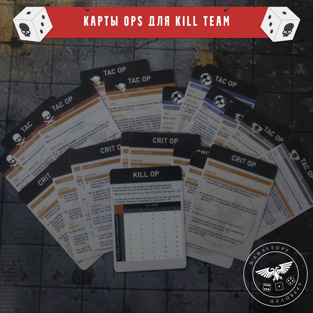 Карты OPS для Kill Team #1