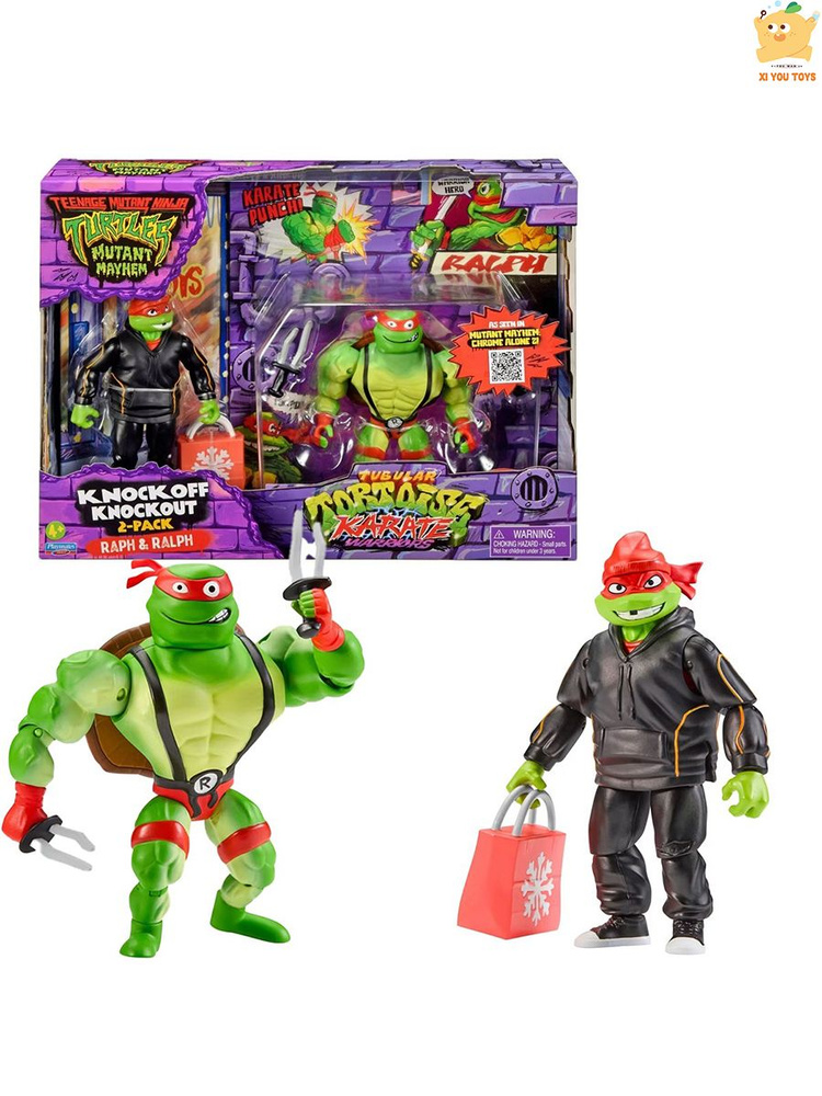 TMNT Mutant Mayhem Tubular Tortoise Karate Warriors Raph & Ralph ...