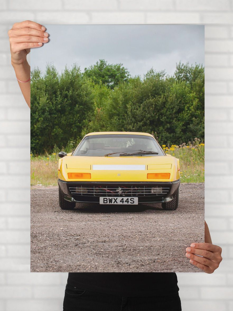 Плакат на стену для интерьера Легенды Авто (Феррари 296 GTB - Ferrari 296 GTB 5) - Постер по машине формата #1