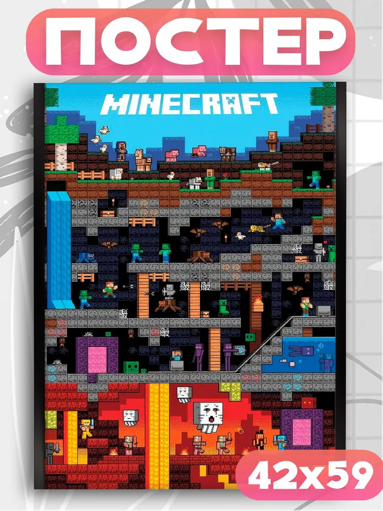 Постер на стену Minecraft #1