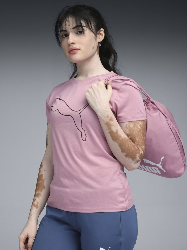 Футболка PUMA W TAD ESSENTIAL Heather Logo Tee #1