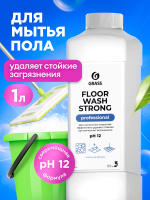 Средство для мытья пола GRASS Floor Wash Strong Professional 1 л, моющее средство для полов,