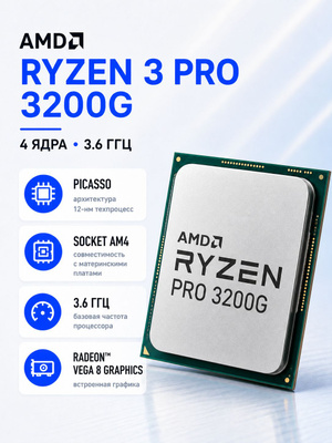 Процессоры AMD RYZEN 3 3300X купить на OZON по низкой цене