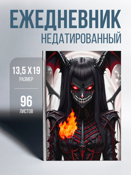 Ежедневник недатированный Devil Core 18+ Эстетика купить на OZON по ...