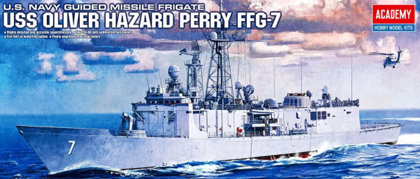 Maquette Academy USS Oliver Hazard Perry FFG-7 1:350 - Modélisme Naval - Neuf
