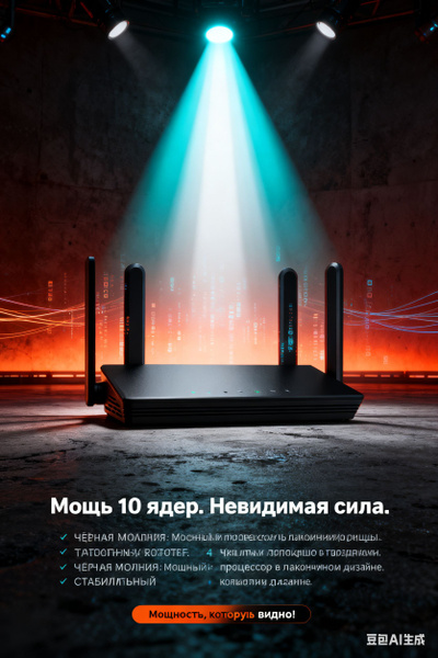 Роутер MK600 Gigabit Wi-Fi 300 Мбит/с, 10-ядерный процессор 3.6 ГГц ...