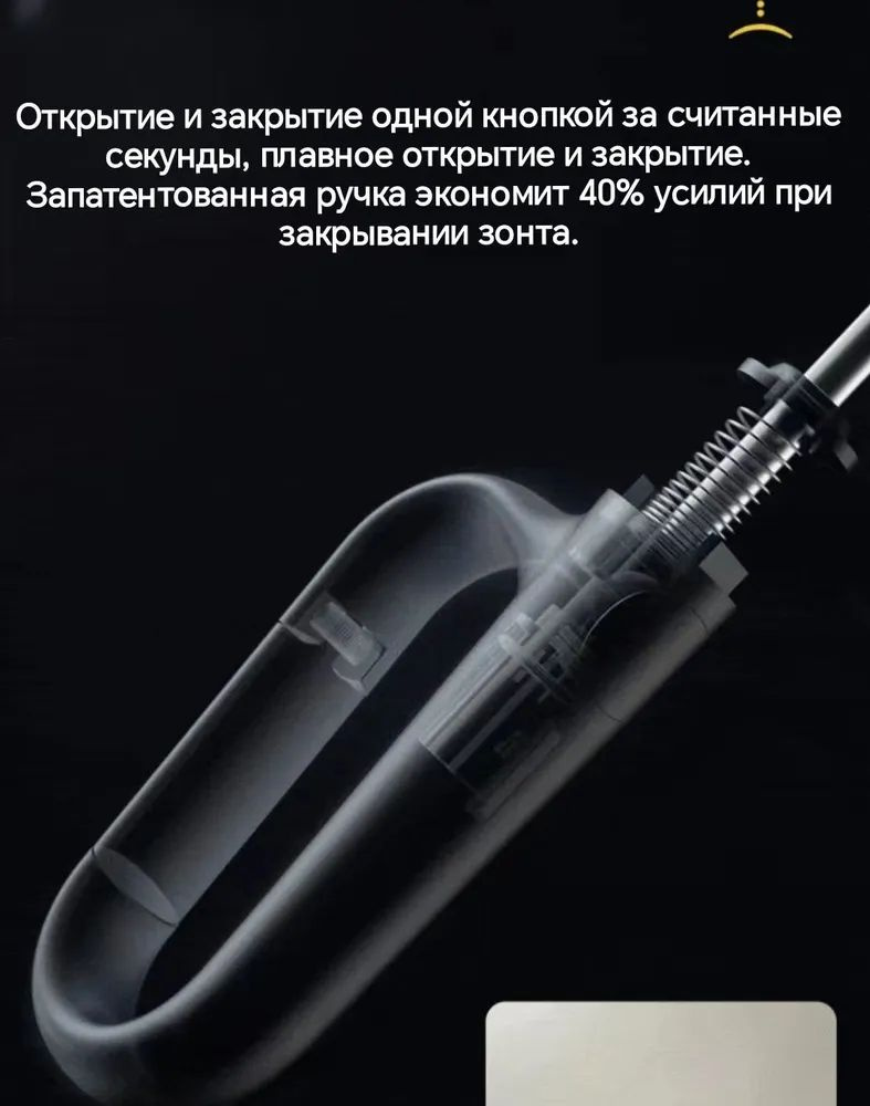 Зонт Xiaomi, Обратное сложение, бежевый купить c доставкой на OZON по ...