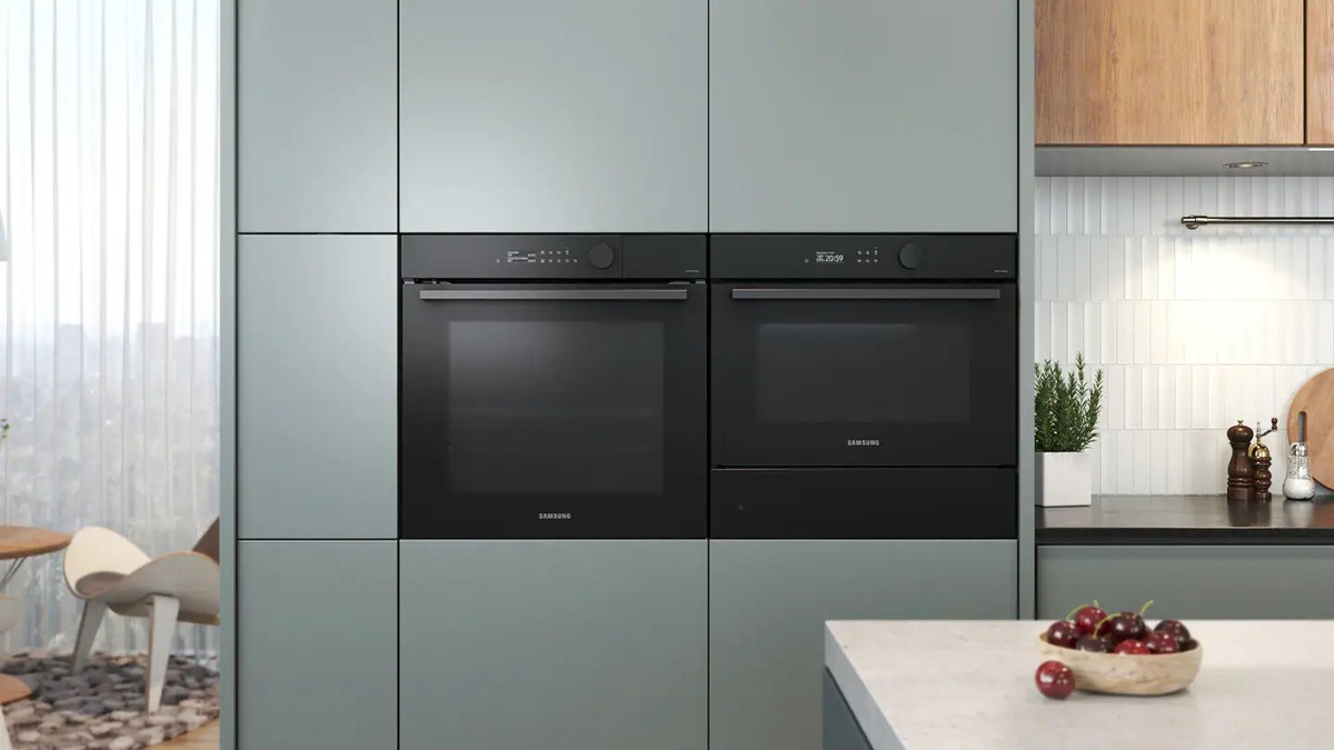 Электрический духовой шкаф Samsung NV7B5645TAK/WT Dual Cook Flex, 76 л ...