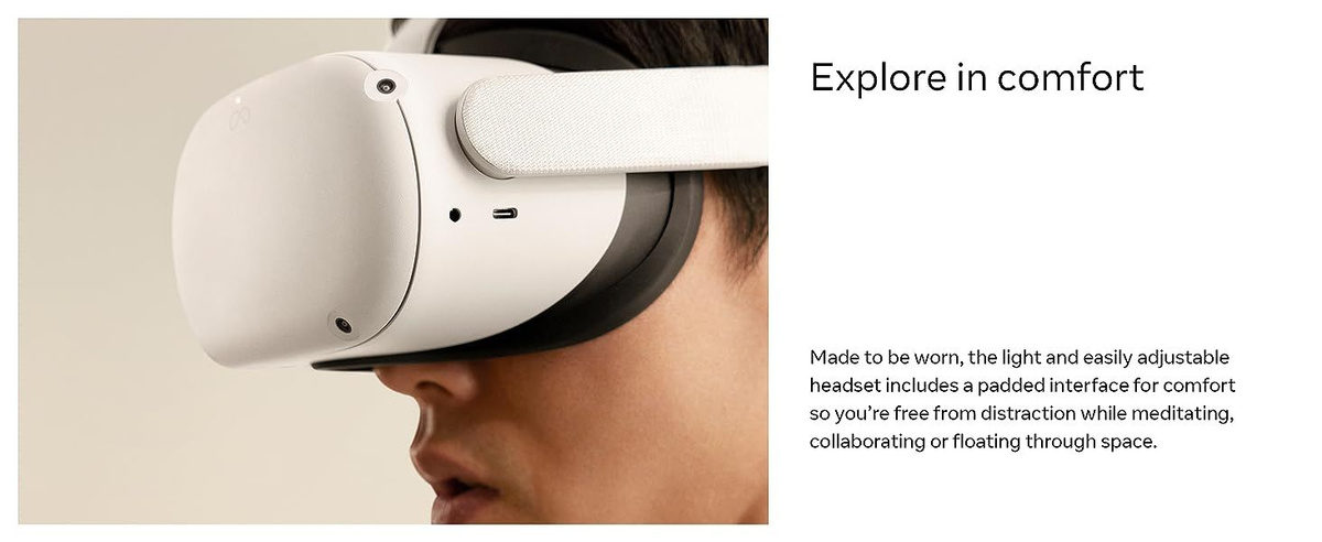 Meta Oculus Quest 2 64 ГБ VR виртуальной реальности Meta Quest VR2 ...