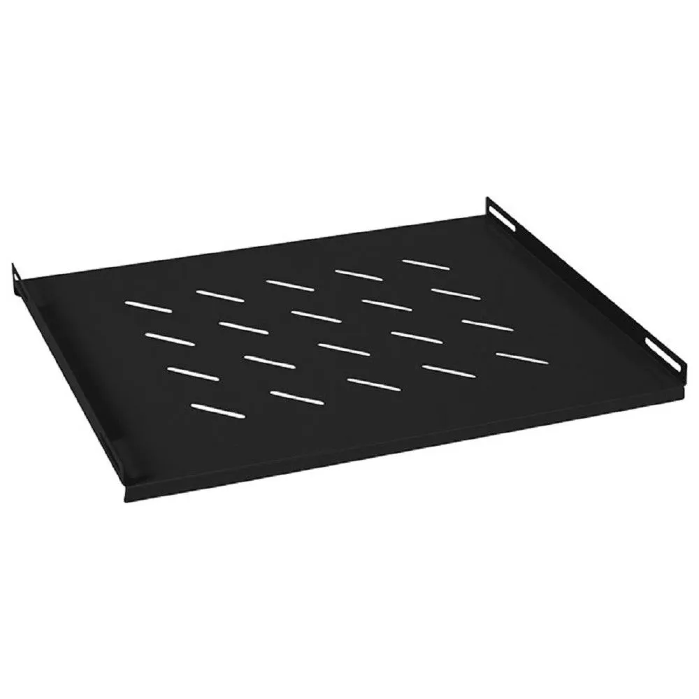 Полка Cabeus SH-J018-FC-600m-BK, 19", (RAL 9004),Черный, черный