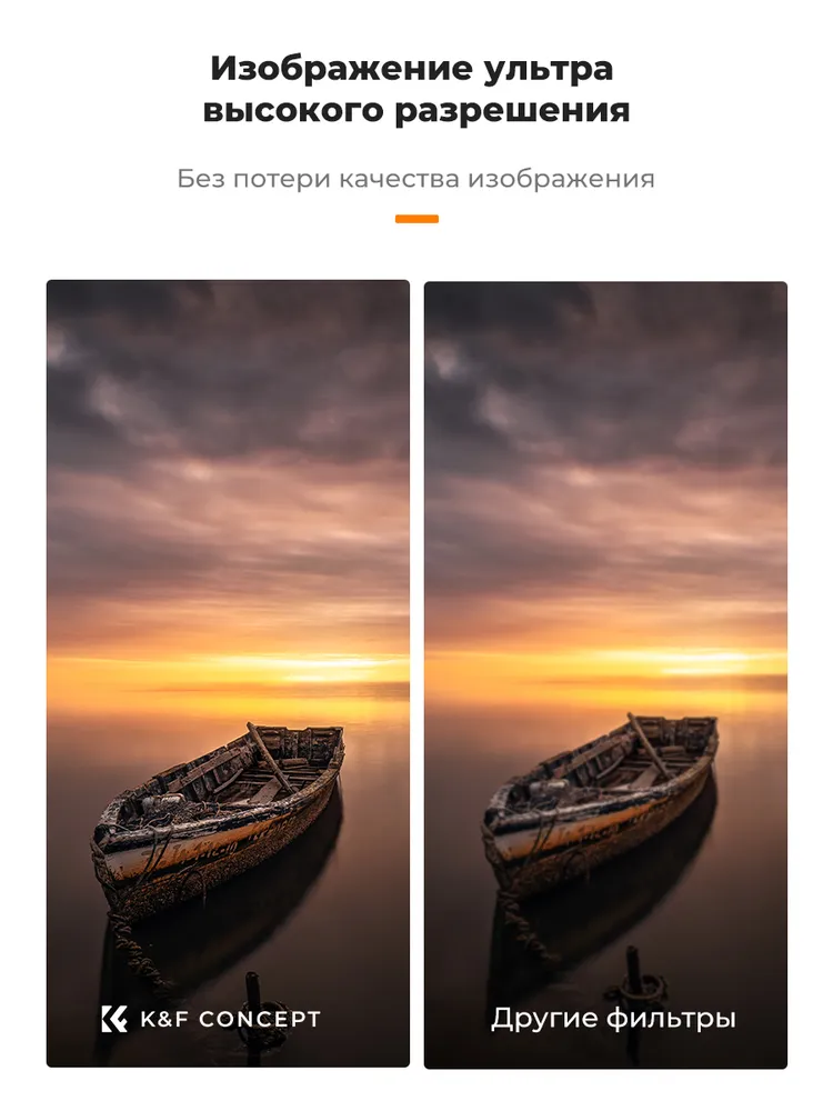 K&F CONCEPT Поляризационный светофильтр 67 мм, вариант, фото 5