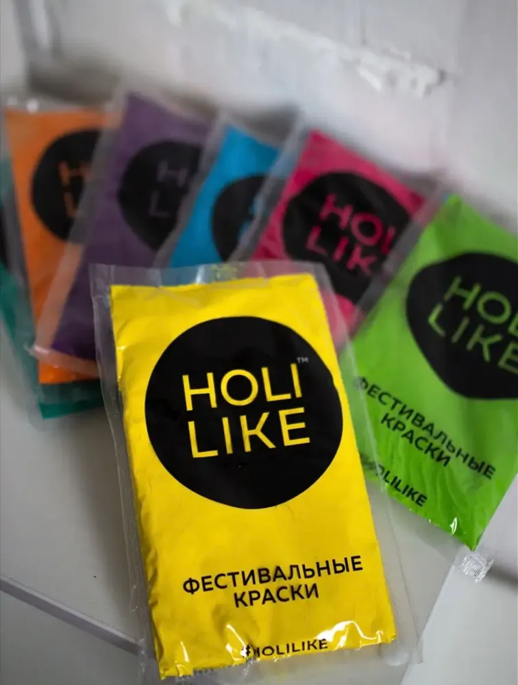 Краски фестивальные Холи Рандомные цвета. Цвета могут повторяться, вариант, фото 2