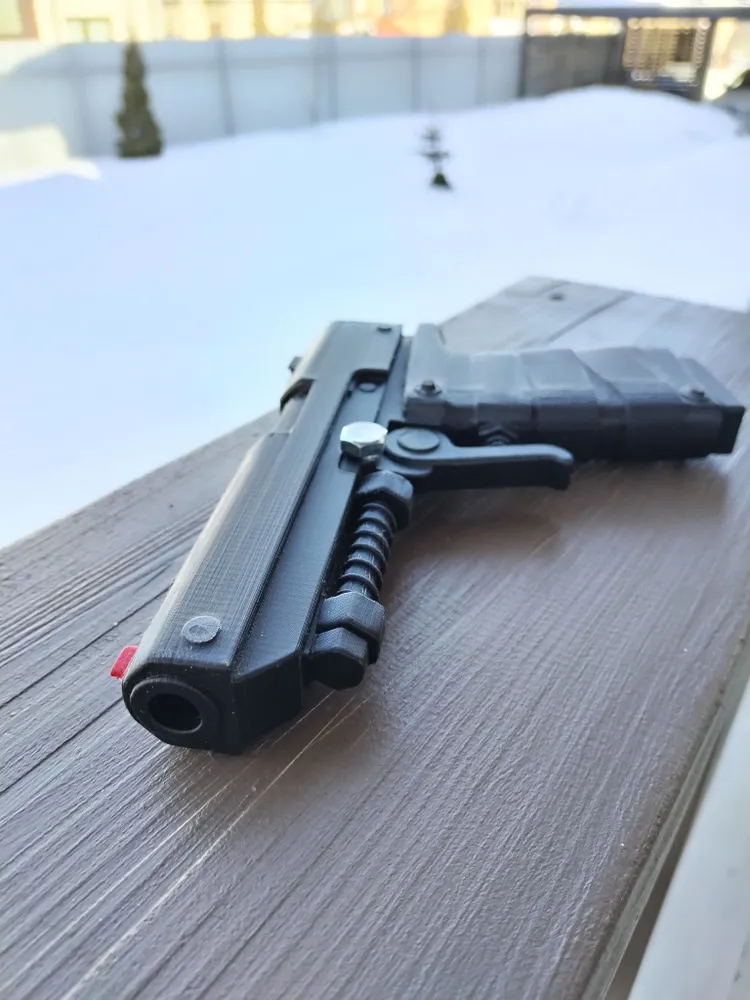 Полуавтоматический пистолет (Пэшка), черный, 20см