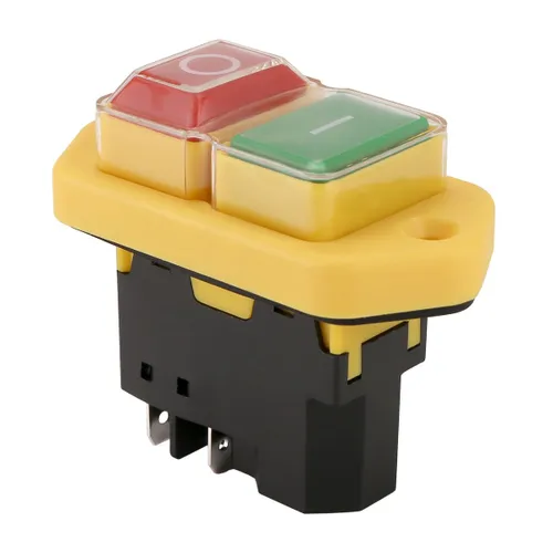 YH02-A Электромагнитный переключатель 220 В 15 А 5-контактный кнопка запуска для оборудования станка