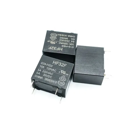 3pcs Реле HF32F-012-HS3 12В постоянного тока, 1НО (нормально открытый), 4 контакта, 5А/250В перем. т
