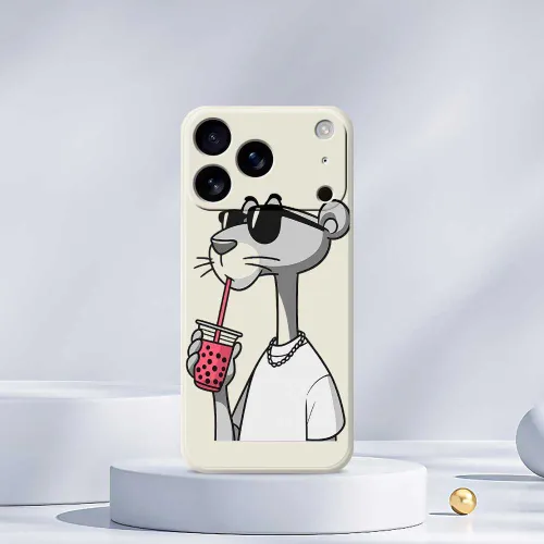 Мягкая оболочка из ТПУ в стиле карикатурного леопарда защищает телефон от царапин и подходит для iPh