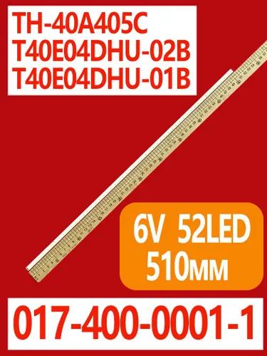 1шт. LЕD Подсветка 017-400-0001-1 для T40E04DHU-02B T40E04DHU-01B TH-40A405C