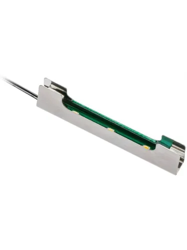 Клипса металлическая для стеклянной полки светодиодная на стекло 6-8 мм, 3 диода, 0,25W, 12V, 2 м пр