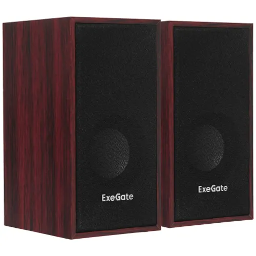 Колонки ExeGate Tango 314 (2.0) (питание USB, 2х3Вт (6 Вт RMS), 80-20000Гц, вишня, Color Box), EX287