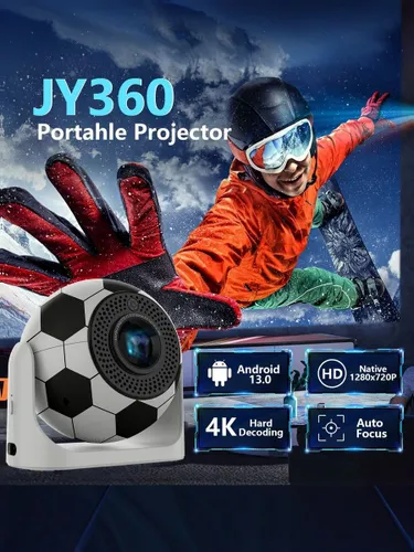 Футбольный мяч, который показывает кино: JY360, 4K, автофокус, 160 люмен ANSI, технологии и дизайн в