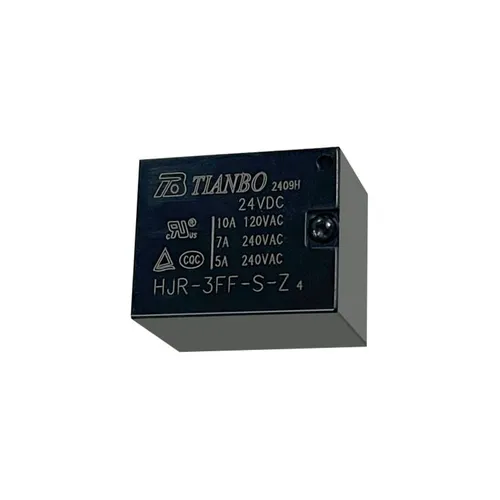 2pcs Мощное реле HJR-3FF-S-Z 24VDC, 10A, 1НО1НЗ (5 контактов), переключающее, для PCB монтажа