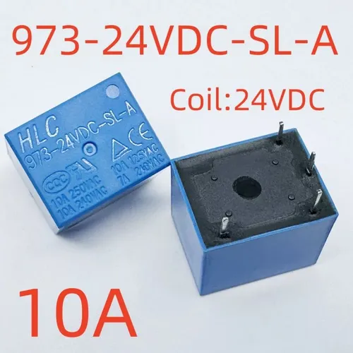 3pcs Мощное реле 973-24VDC-SL-A 24В 10А 4 контакта НО Управление питанием для мелкой бытовой техники