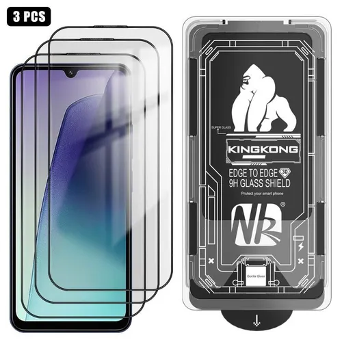 Для Redmi 14C 5G 3 шт. легко устанавливаемая коробка без пыли 3D изогнутая кромка HD гальваническая