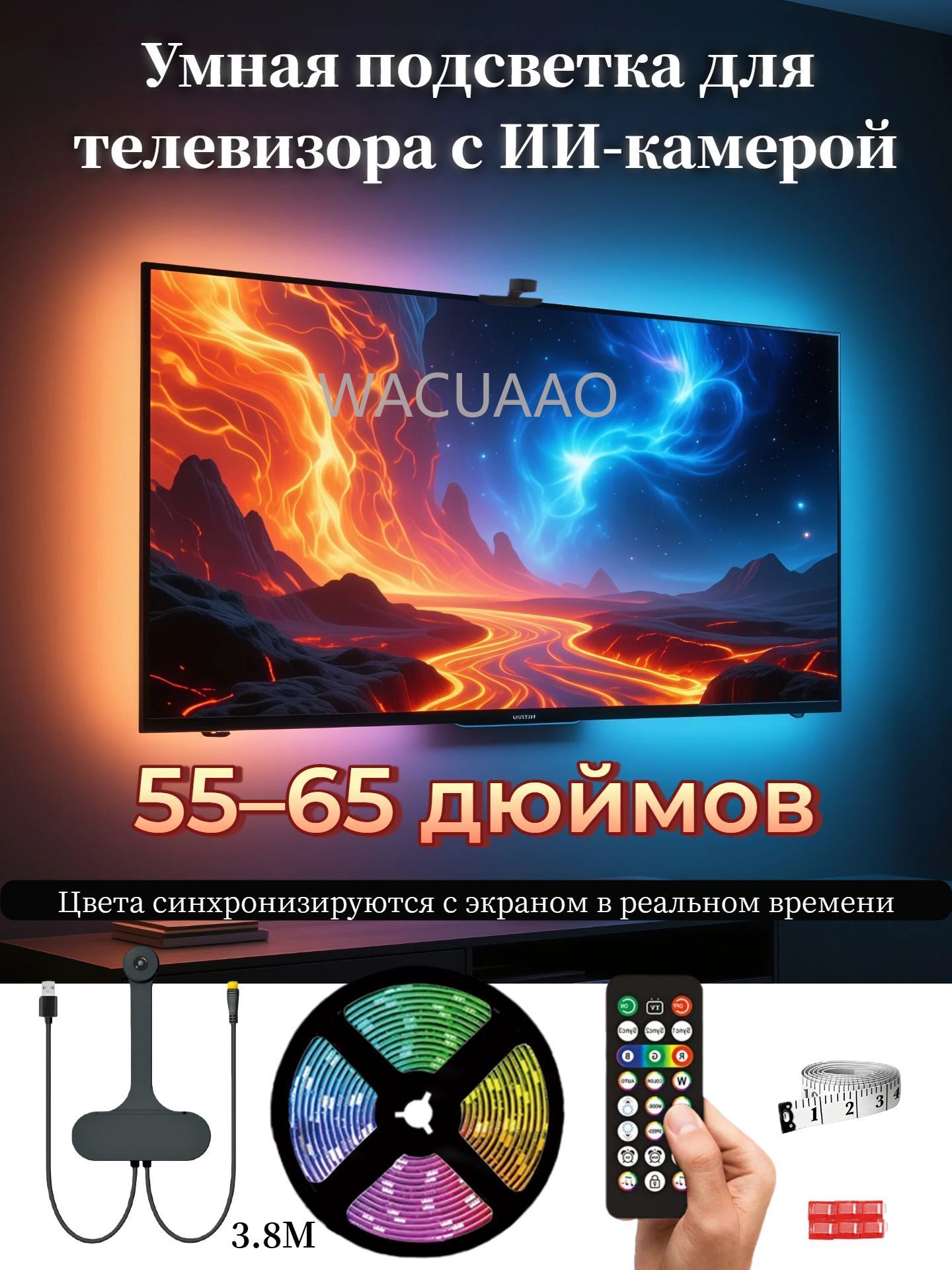 wacuaaoСветодиоднаялента,1шт