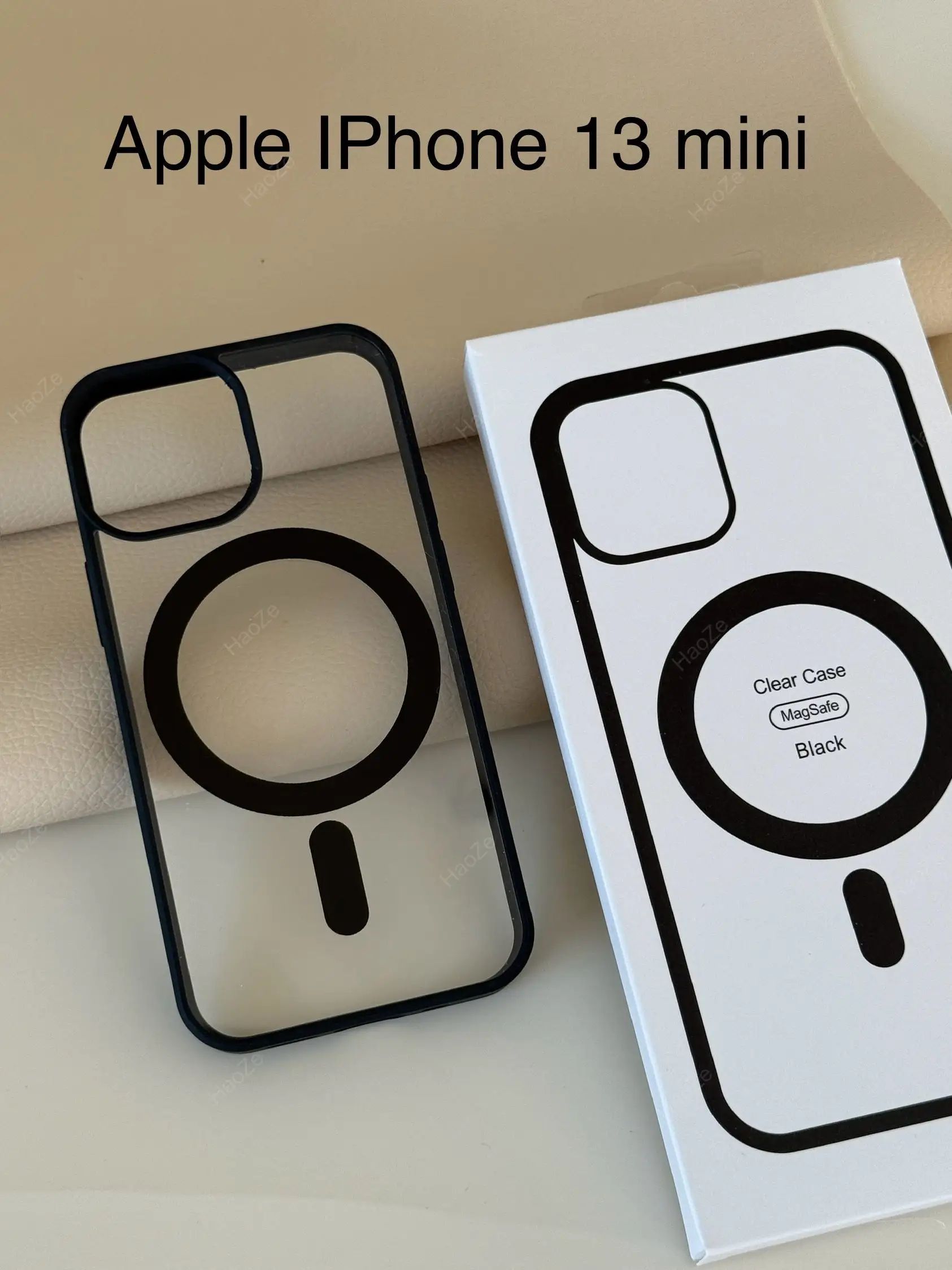 智能手机壳 用于 Apple iPhone 13 mini, 硅胶, 黑色