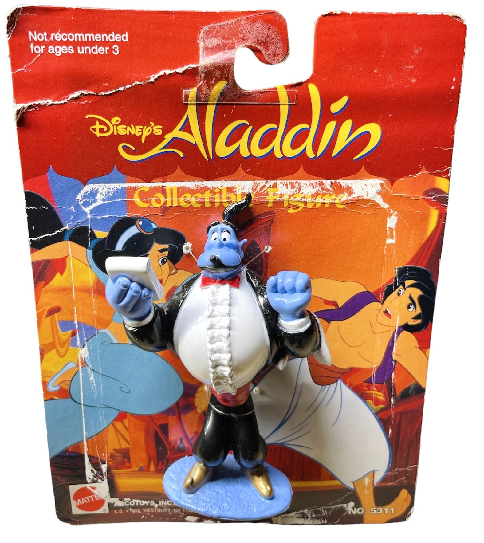 Винтажная фигурка Алладин (1992 год) Джин Официант Disney Aladdin