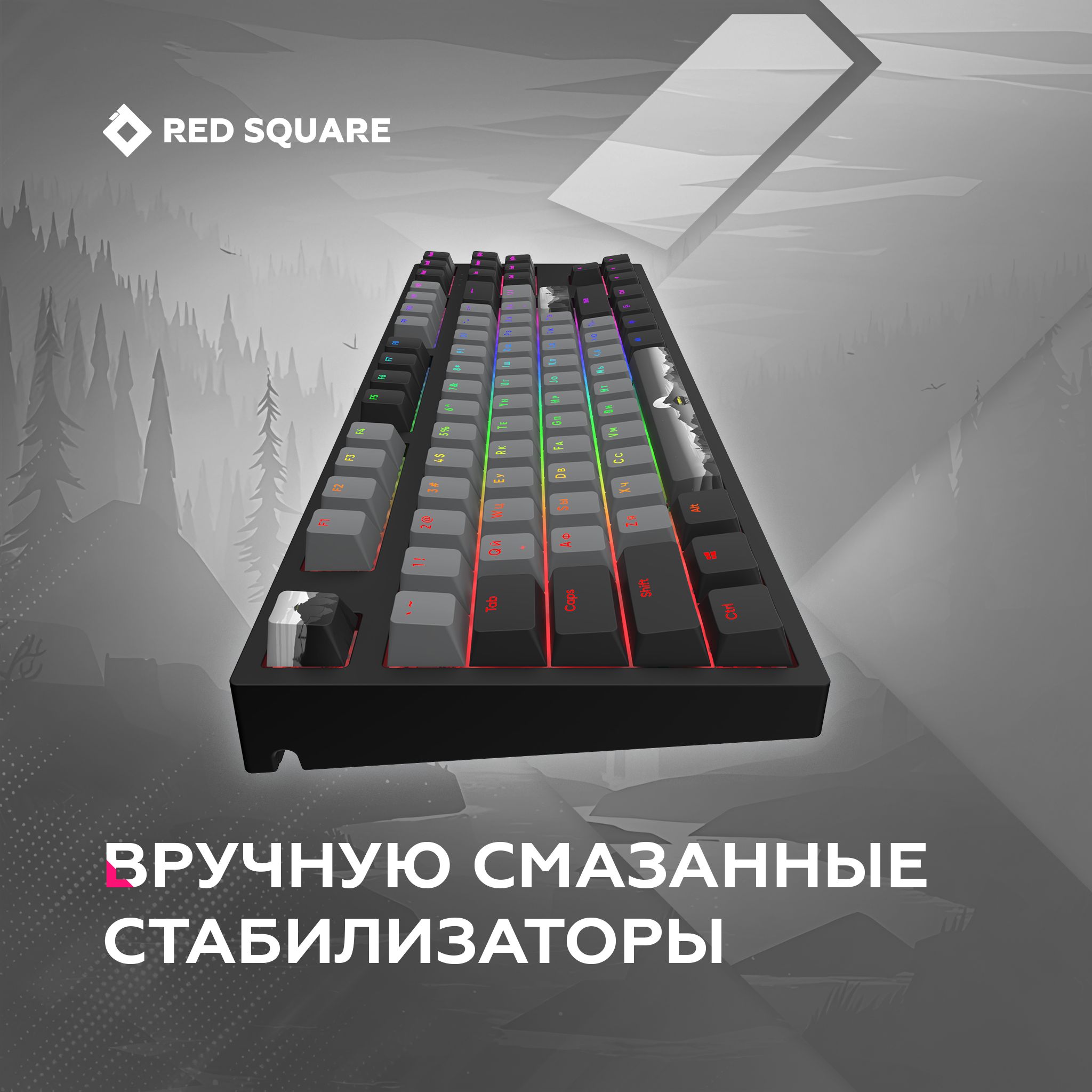 Механическая клавиатура Red Square Keyrox TKL Classic купить по низкой ...