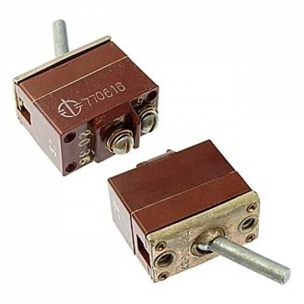 ПереключательППГ-15К-2Соднополюсный