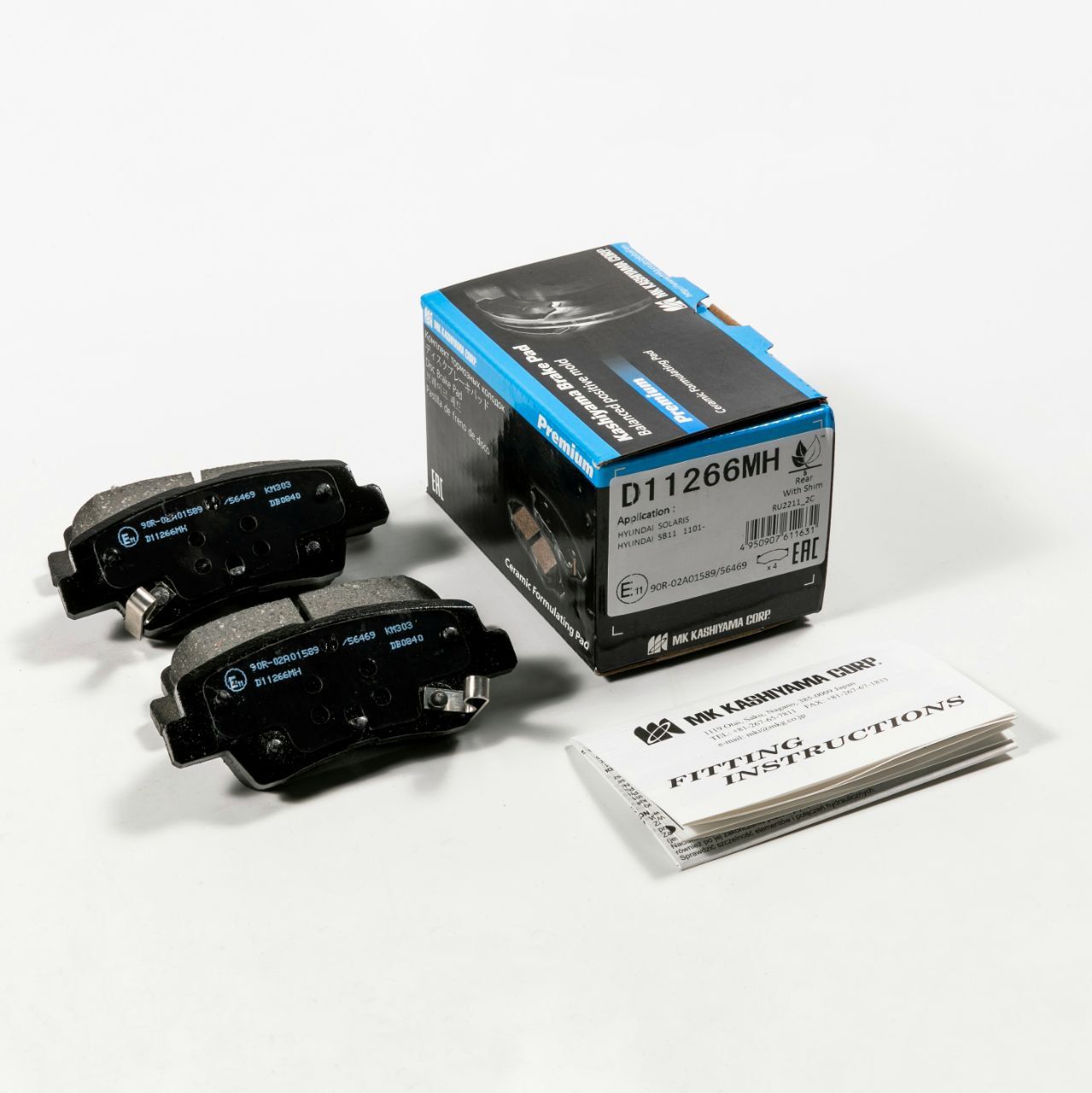 KASHIYAMA Kолодки тормозные задние HYUNDAI accent (rb) 11--; elantra 11--