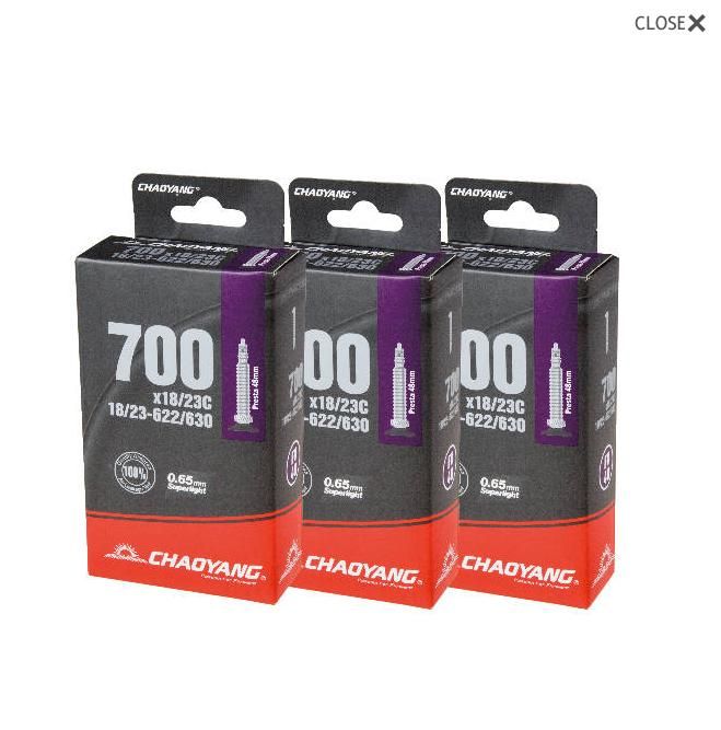 Камера велосипедная спортивная CHAOYANG SUPER LITE 700 25/32C FV60MM 0.65MM Камера велосипедная спортивная CHAOYANG SUPER LITE 700 25/32C FV60MM 0.65MM