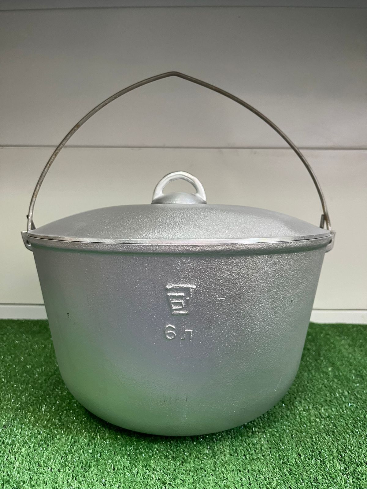 Котелоктуристическийпоходныйскрышкой,литойалюминий,6л